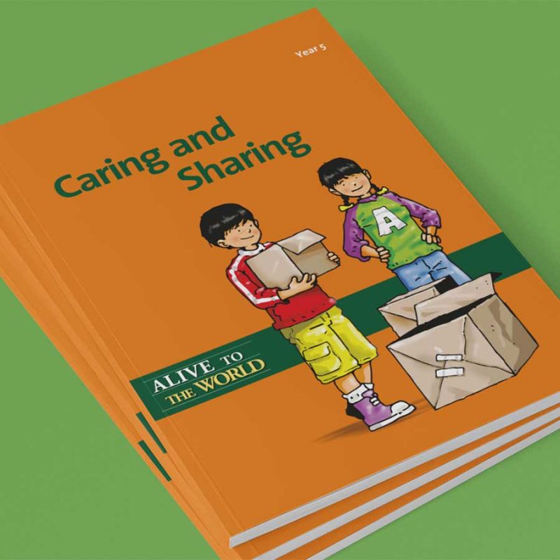 Alive to the World's Book 5 Caring and Sharing cover